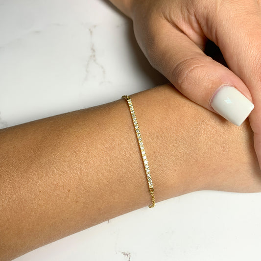 Diamond Bar Bracelet (0.42ct TDW)