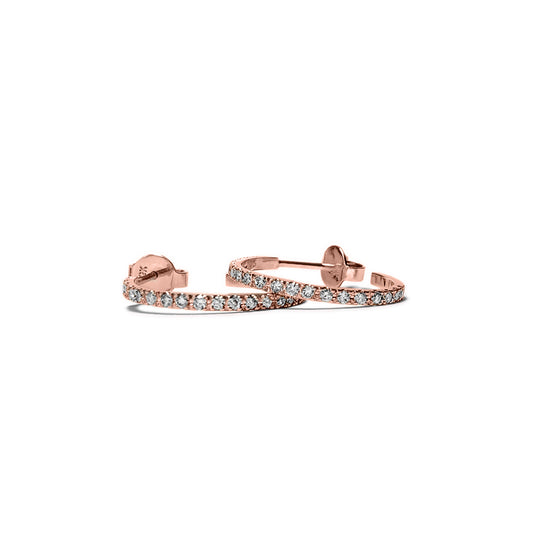 Diamond Hoop Earrings (0.40ct TDW)
