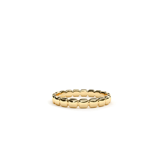 3mm Squared Away Ring in 9k yellow gold