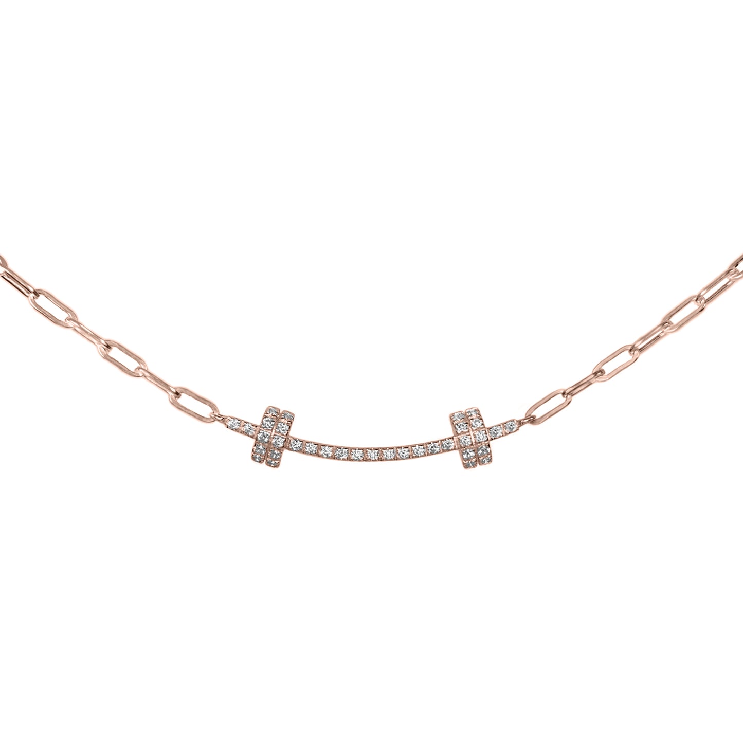 Barbell Smile - Covered in Moissanite