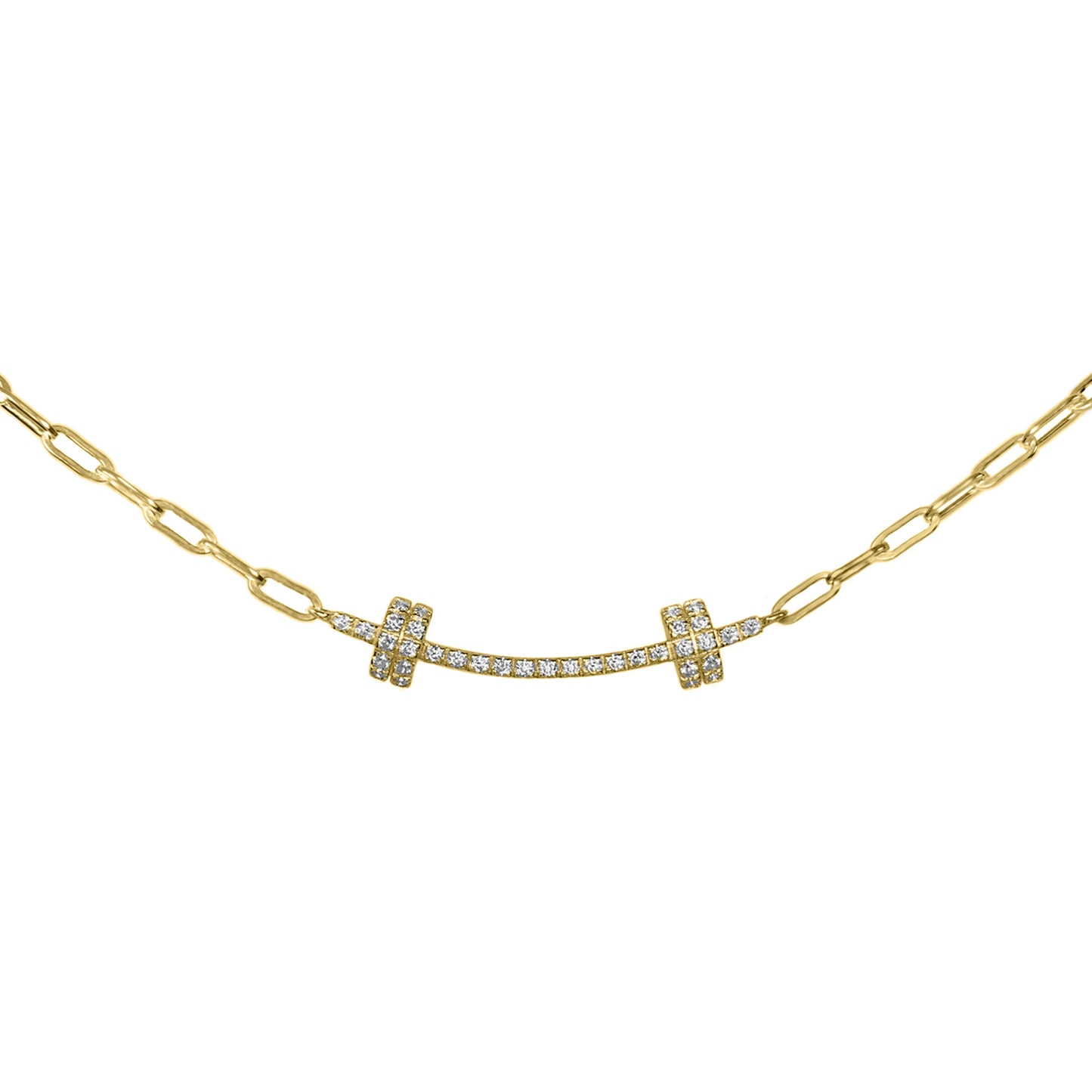 Barbell Smile - Covered in Moissanite