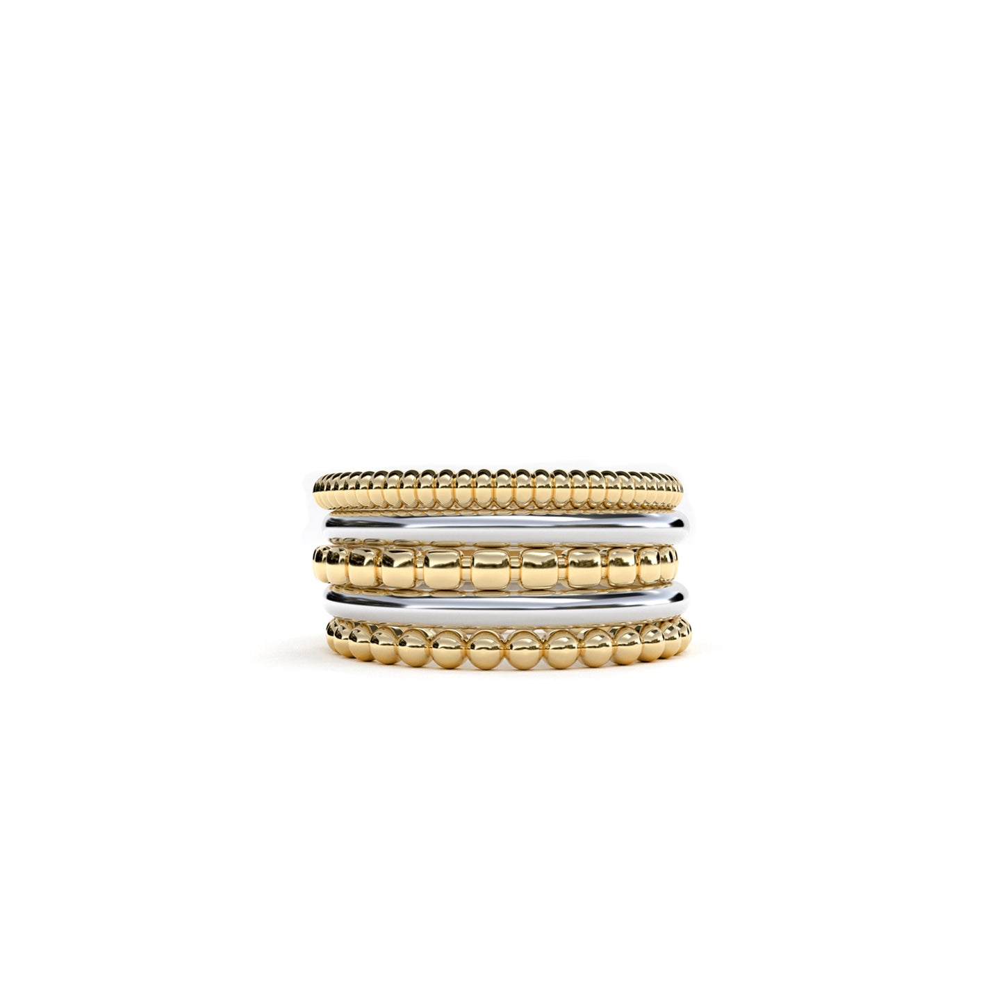 Ring stack with 5 stacking rings