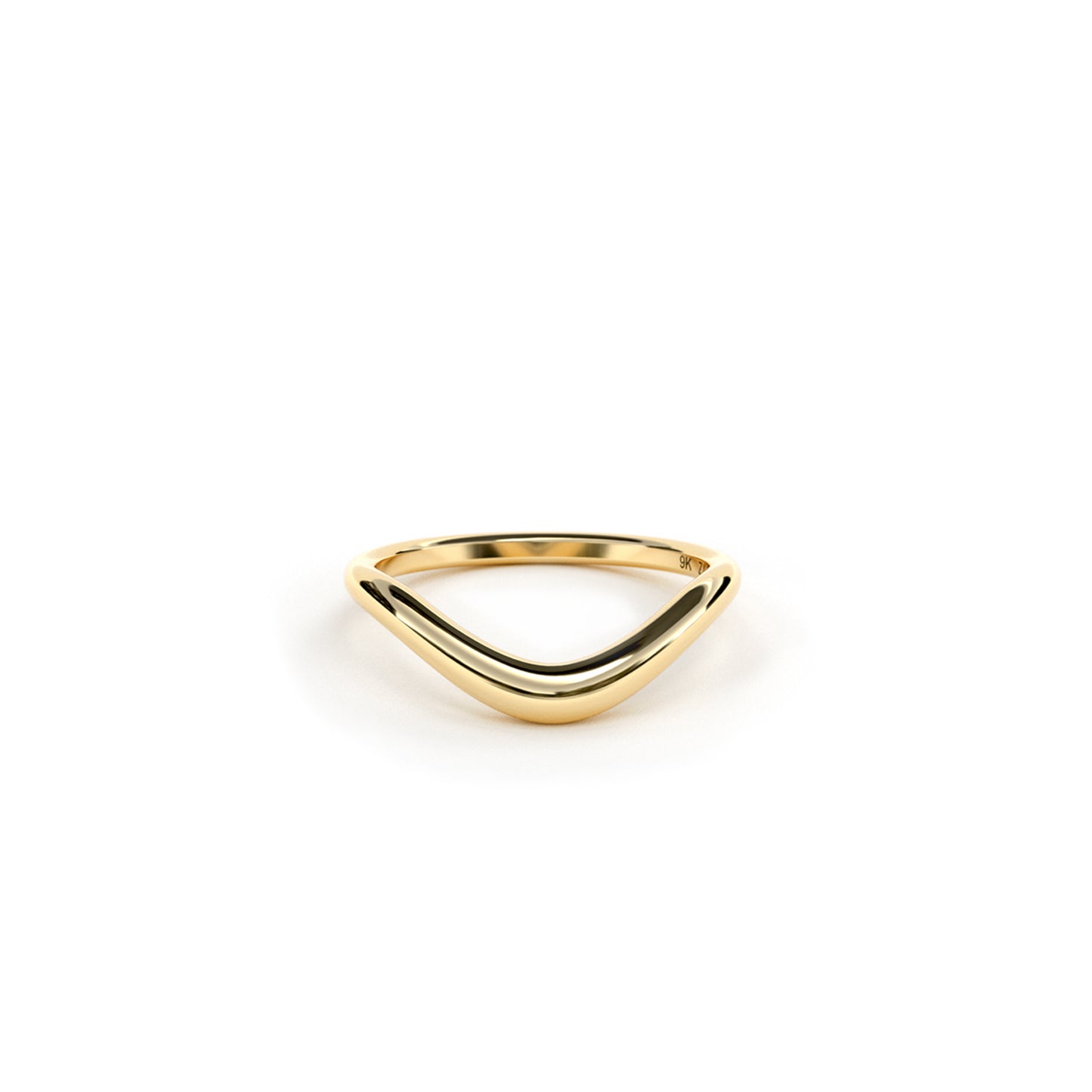 The Bend The Rules ring in 9k yellow gold