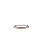 9k Rose gold stack ring 