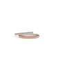 Stack rings in 9k white and rose gold 