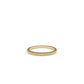 9k yellow gold stack ring 