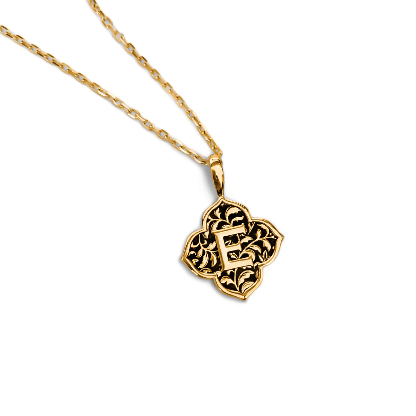 Clover Love Letter in 9k Gold