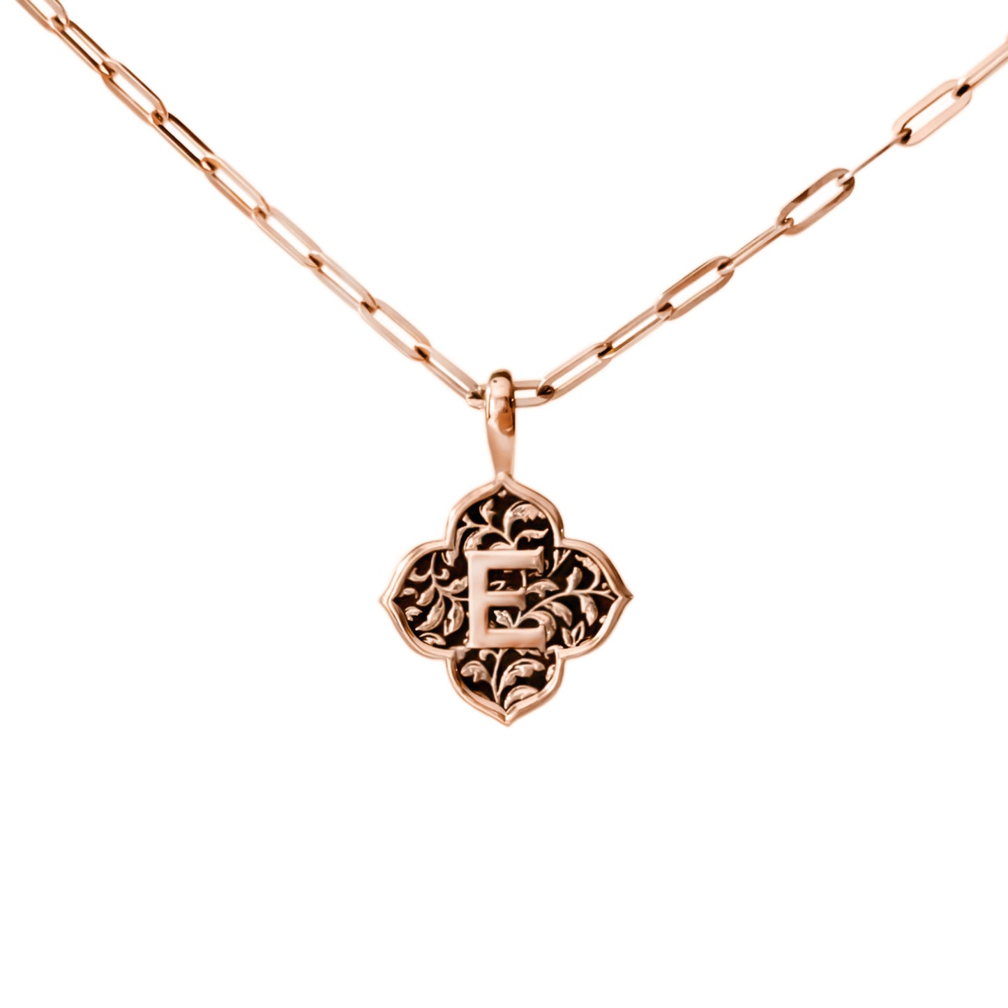 Clover Love Letter in 9k Gold