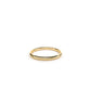 9k Yellow gold plump half round band