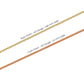 9k Gold Rolo  and Curb Chain