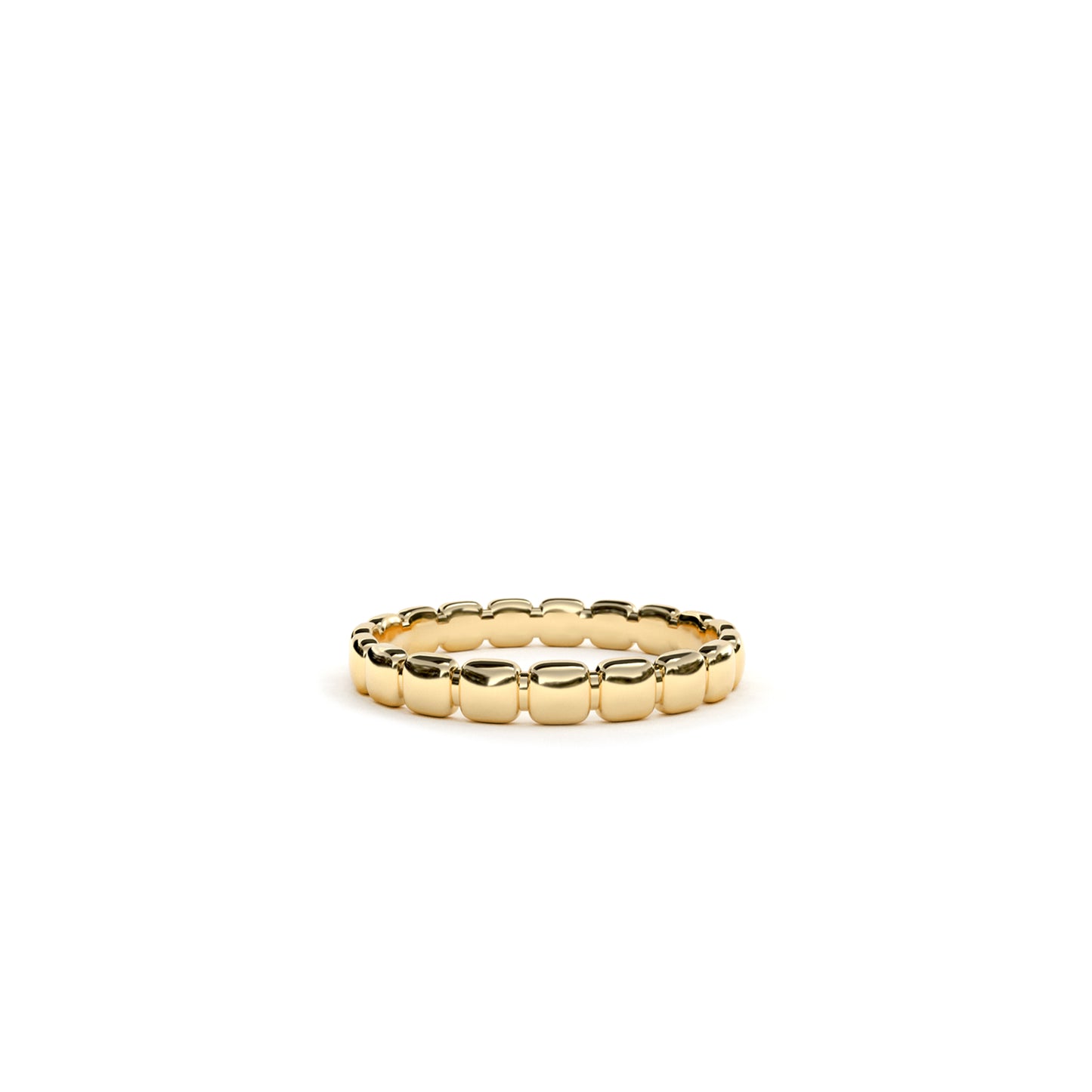 3mm Squared Away Ring in 9k yellow gold