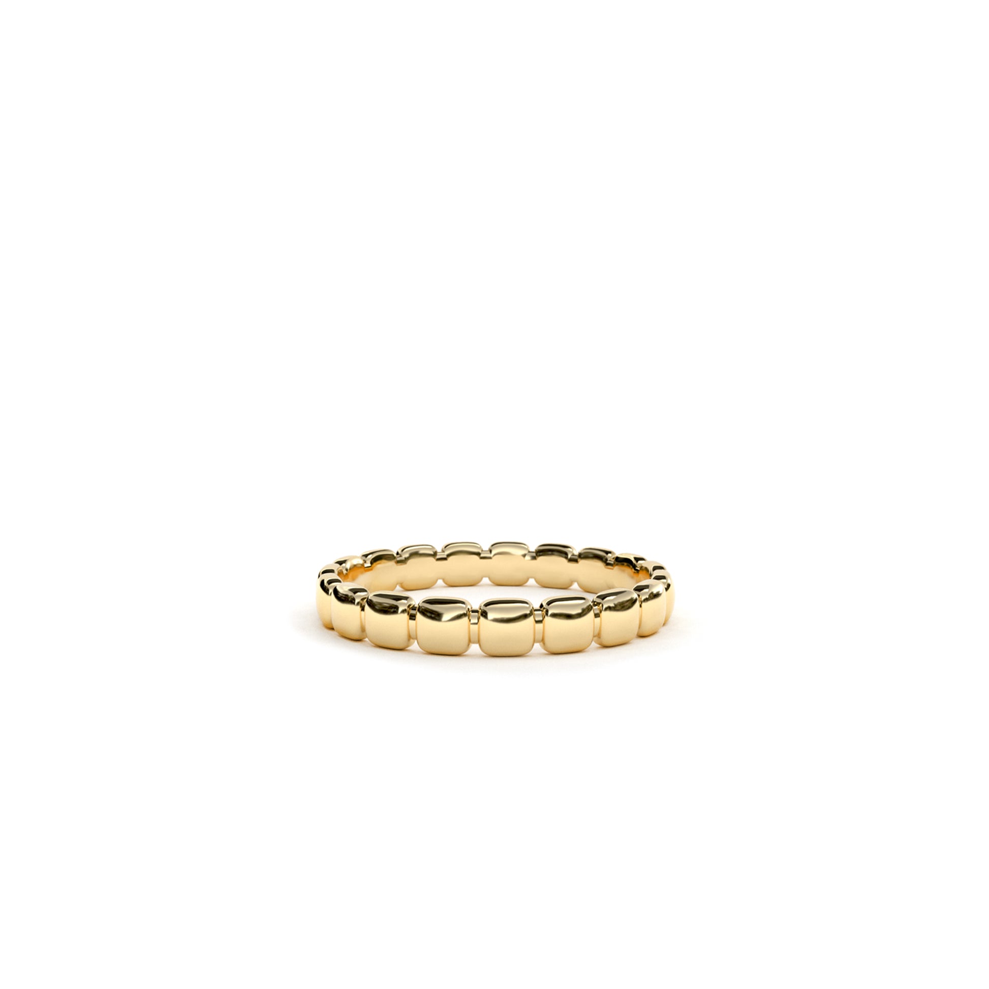 3mm Squared Away Ring in 9k yellow gold